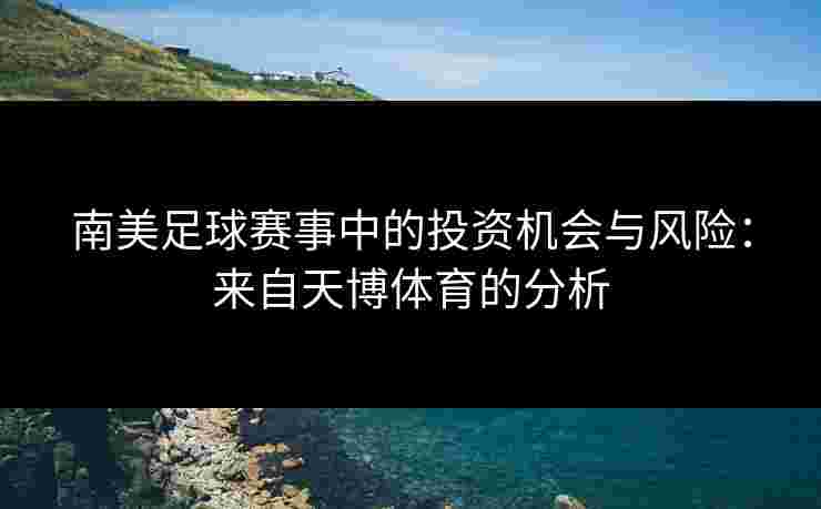 南美足球赛事中的投资机会与风险：来自天博体育的分析