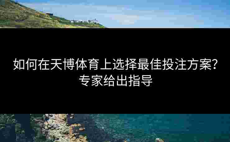 如何在天博体育上选择最佳投注方案?专家给出指导 如何在天博体育上选择最佳投注方案?专家给出指导