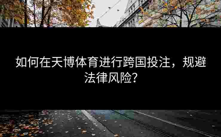 如何在天博体育进行跨国投注，规避法律风险？